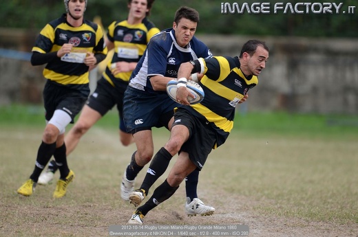 2012-10-14 Rugby Union Milano-Rugby Grande Milano 1860